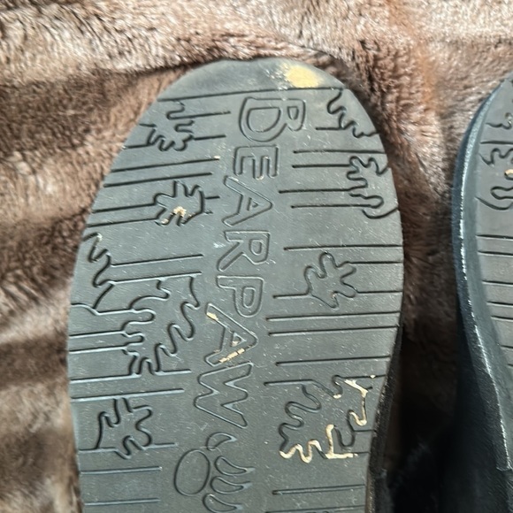 BEAR PAW Ashleigh Black Suede Slip on Boot Sz 10 - Picture 8 of 14